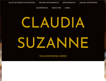 Tablet Screenshot of claudiasuzanne.com